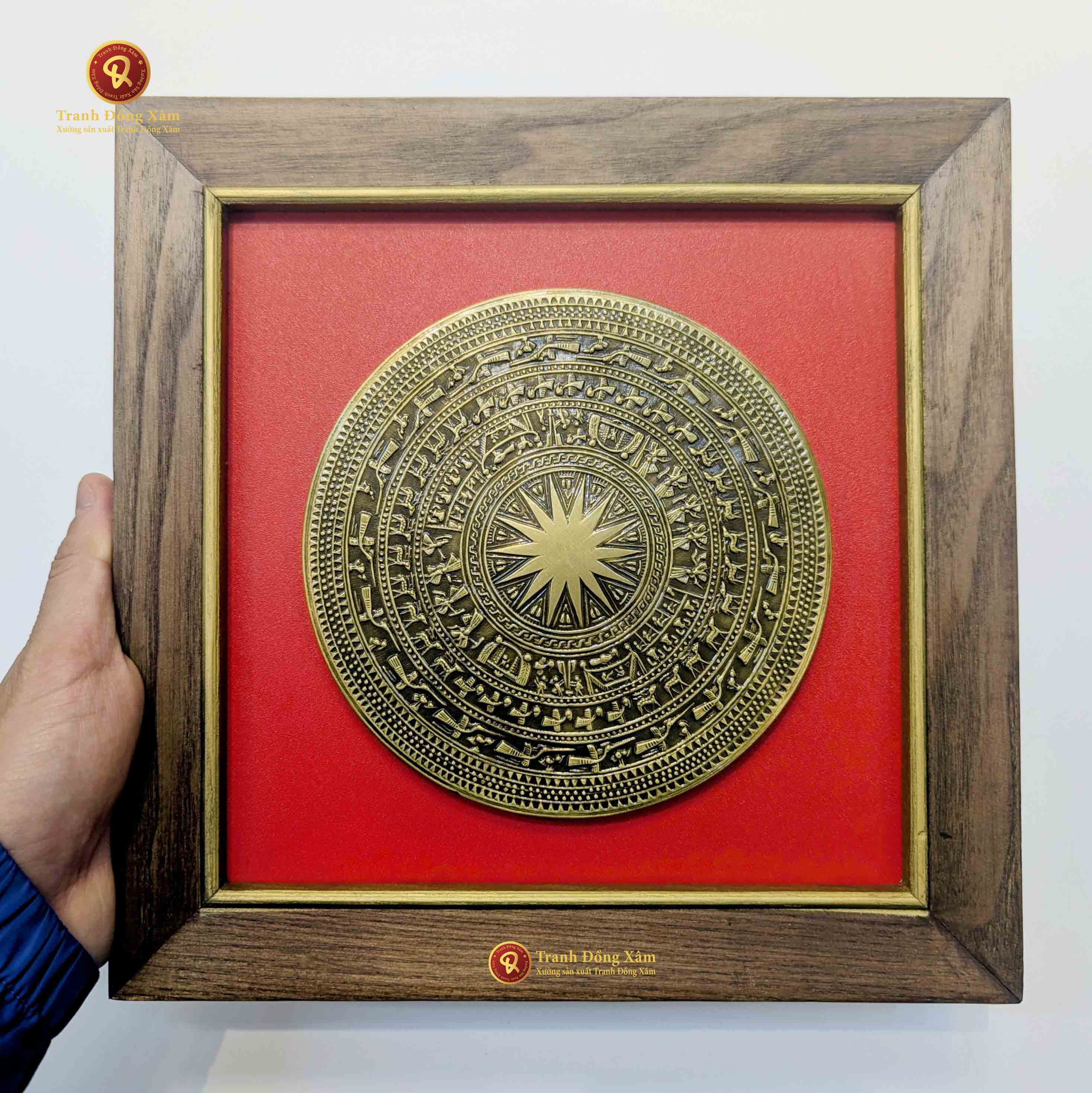 tranh trống đồng để bàn